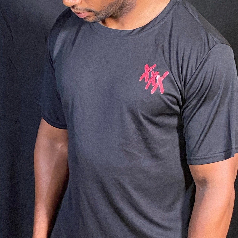 Shein black XXX t-shirt.
